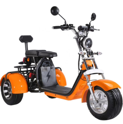 1000W 3車輪のHarleyの道のシティココの脂肪質のタイヤの高齢者達を離れた電気スクーターのバイクは三輪車に乗る