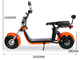 小型電気モペットのスクーターのバイクEは72v 60km EEC COC シティココ 1500wの脂肪質のタイヤを自転車に乗る